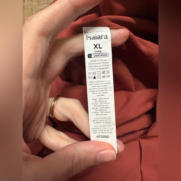 NWOT Halara Super High Waisted Athletic Shorts Size XL Long - Picture 3 of 5